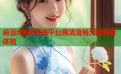 麻豆h视频精选平台高清流畅无限观看体验