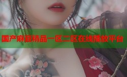 国产麻豆精品一区二区在线播放平台