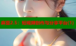 麻豆2.5：短视频创作与分享平台(1)