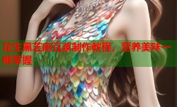 花生黑芝麻豆浆制作教程，营养美味一键掌握