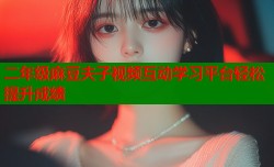 二年级麻豆夫子视频互动学习平台轻松提升成绩