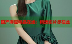 国产麻豆精品在线：精选影片尽在此