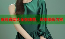 麻豆官网大全在线看，尽享精彩内容